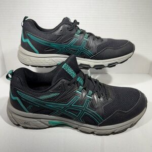 Asics Women’s Gel Venture 8 Athletic Shoes Sneakers  Green Black Size 10